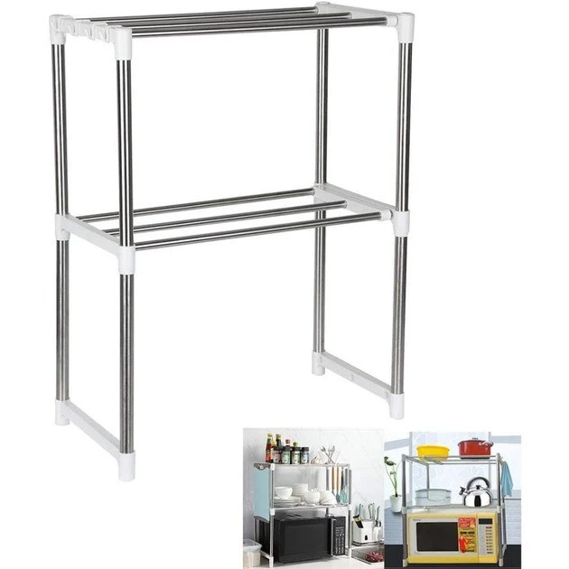 Полка для микроволновки multi function telescopic framework (18)