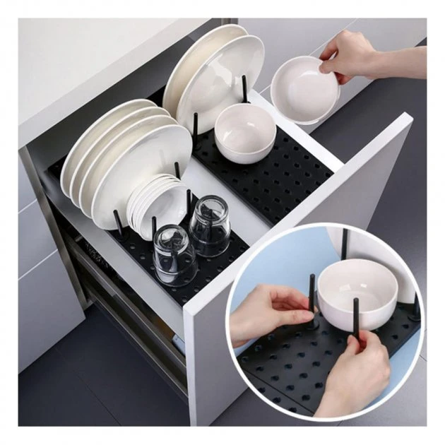 Настільна сушарка для посуду та столового приладдя Drawer Organizer (80)