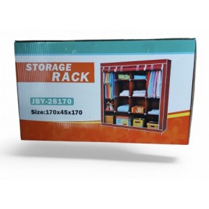 Тканевый шкаф органайзер Storage Wardrobe на 4 секции складной шкаф (6)