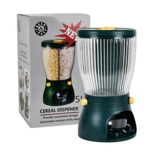 Диспенсер для сипучих, що обертається 5л 37*21см Cereal Dispensers Food Storage Container (12)