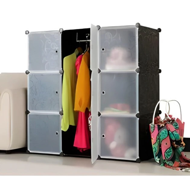 Пластикова складана шафа Storage Cube Cabinet MP-39-61 110*37*110см (4)