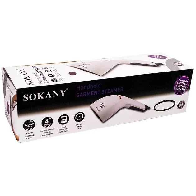 Ручний відпарювач для одягу та штор Sokany Hand Steamer YG-868 (12)