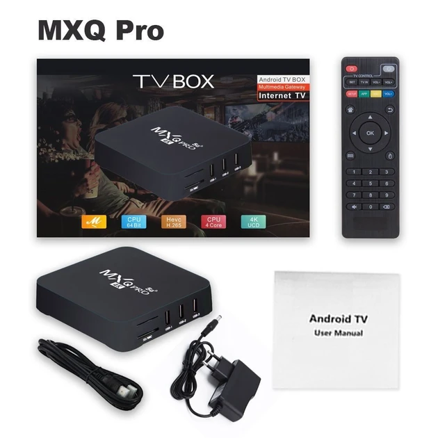 Приставка для телевізора TV BOX SMART з пультом TV Box Android MXQ 4k Pro 5G 4GB+64GB (40)