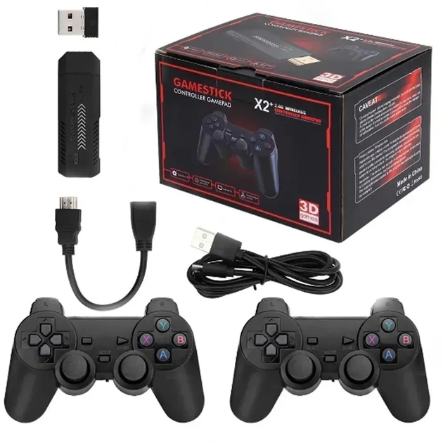 Ігрова приставка X2 Plus gamestick controller gamepad з двома бездротовими джойстиками (40)
