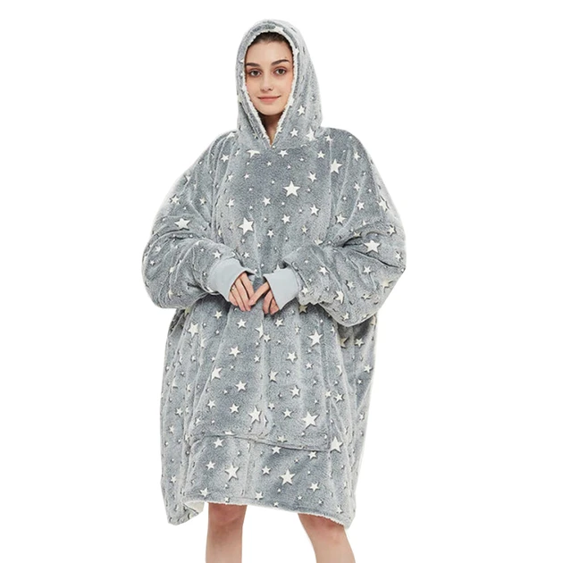 Світиться Худі Stars Dream One size з капюшоном і кишенями (50)