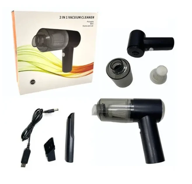 Автомобільний портативний пилосос 2 in1 Vacuum cleaner (120)