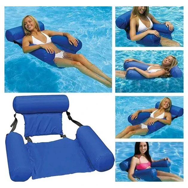 Надувной складной плавающий стул Swimming Pool Float Chair (100)