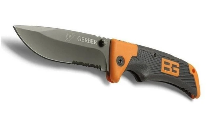 Нож Складной Gerber Bear Grylls Scout раскладной большой в чехле 22 см. (240)