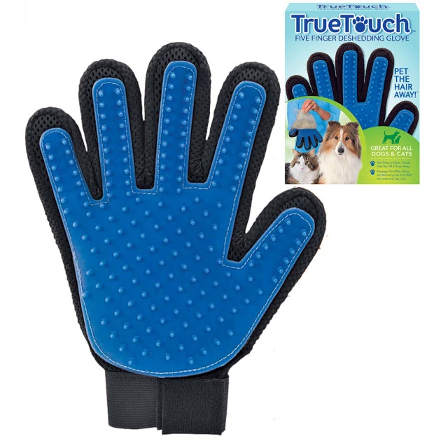 Рукавичка для вичісування шерсті true touch (300)