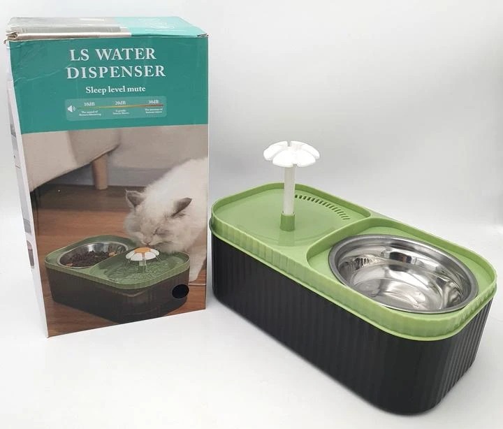 Автоматична поїлка для тварин з годівницею Pet LS water dispenser (24)