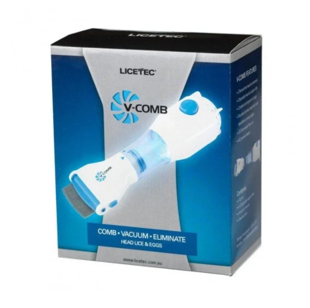 Електричний гребінець для видалення вошей Licetec V-Comb (60)