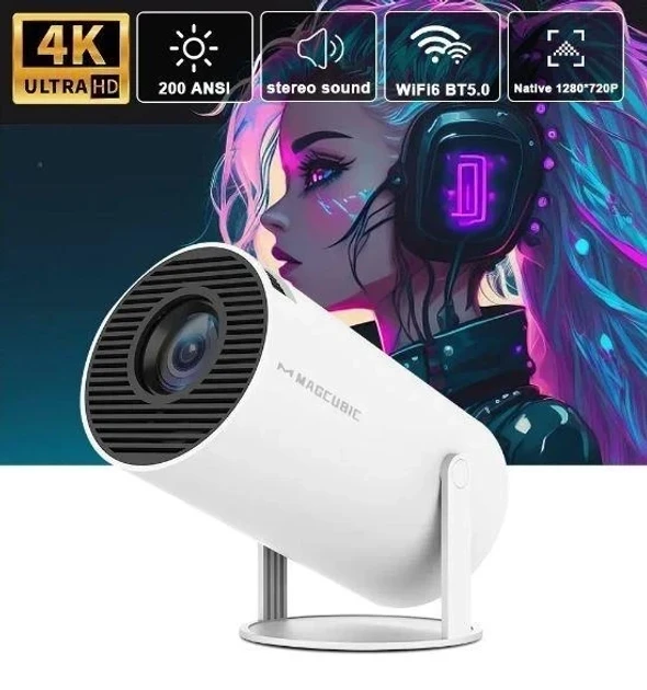 Проектор Magicube Transpeed HY300 4K/ Android 11/ WiFi 6 smart tv домашній кінотеатр (20)