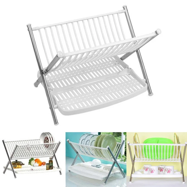 Сушилка для посуды Multifunctional Folding Kitchen Rack (24)