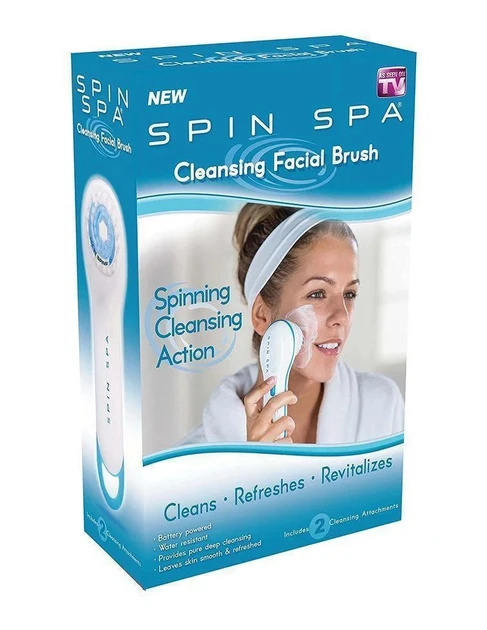 Щітка масажна для чищення обличчя і тіла Spin Spa Face (60)