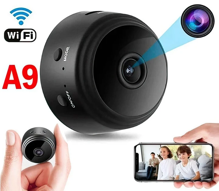 Відеокамера Mini A9 IP Wi-Fi 1080P HD чорний (200)