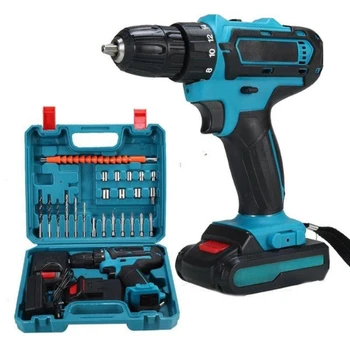 Шурупокрут Набір слюсарного інструменту 2 акумулятори — 48w синій (10) Шурупокрут Набір слюсарного інструменту 2 акумулятори — 48w синій (10)