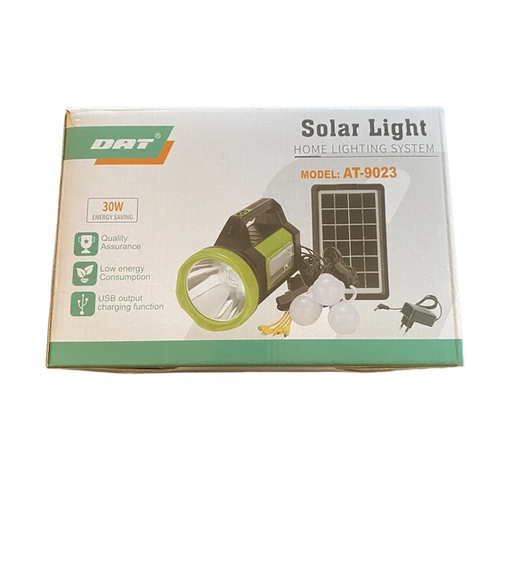 Зарядное устройство и осветительная станция на солнечной батарее DAT Solar Light AT-9023 с радио и MP3