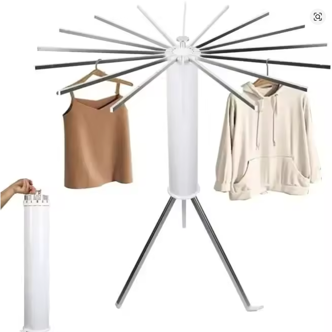 Складана сушарка для білизни на тринозі трансформер, переносна, для використання в приміщенні (6) Складана сушарка для білизни на тринозі трансформер, переносна, для використання в приміщенні (6)