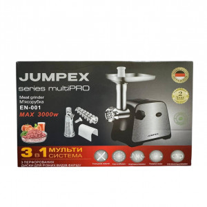 М'ясорубка 3 в 1 Jumpex series multi EN-001 3000 W (6) М'ясорубка 3 в 1 Jumpex series multi EN-001 3000 W (6)