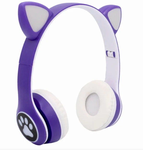 Навушники з вушками VIV-23M фіолетові (100)