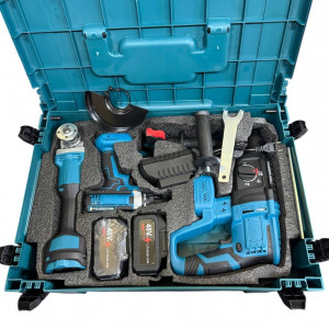 Набір інструментів Jumpex 3 в 1 болгарка, перфоратор, шурупокрут X-335 (2)