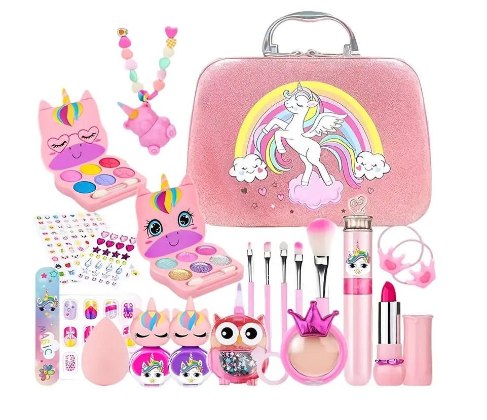 Набір дитячої декоративної косметики HEANING FlyBeauty 28в1 Washable Cosmetic (24)
