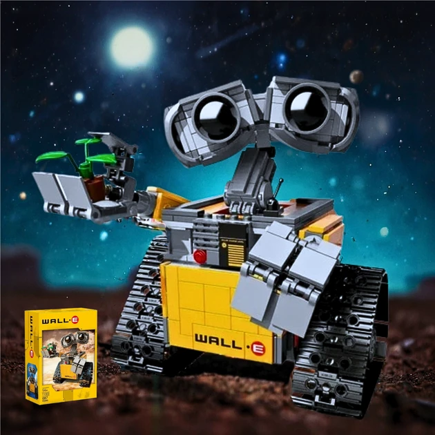 3D конструктор Будівельні Блоки Робот Валлі 687 деталей (60)