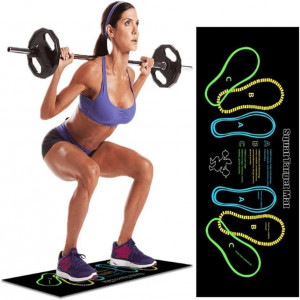 Килимок для вправ Clefairy ідеально підходить для присідань із напрямною для стоп (100)