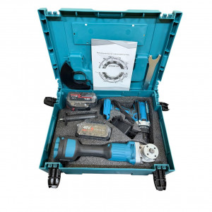 Набір 2в1 АКБ 48V Шурупокрут + Болгарка Jumpex синій X332 (3)