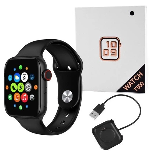 Розумний годинник Smart Watch T500 чорний (100)