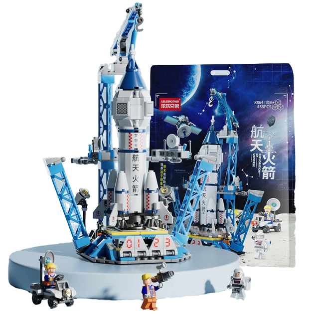 Конструктор Космічна Ракета шатл Космос Космічна станція Space Shuttle 458 деталей (108)