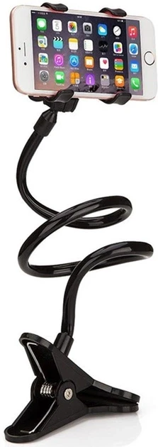 Універсальний гнучкий тримач для телефона чорний (100)