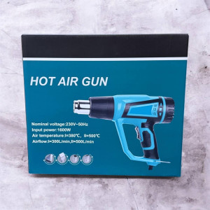 Фен промисловий Hot Air Gun 1600W 4 насадки X512 (10)