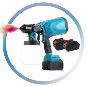 Акумуляторний фарбопульт SprayGun 2 АКБ 48 V X-448 (12)