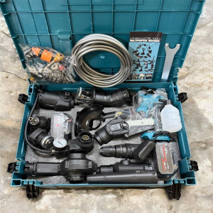 Набір акумуляторного інструменту 9 в 1 синій X-472 (2)